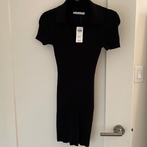 NWT Abercrombie short sleeve polo knit dress - Picture 1 of 4